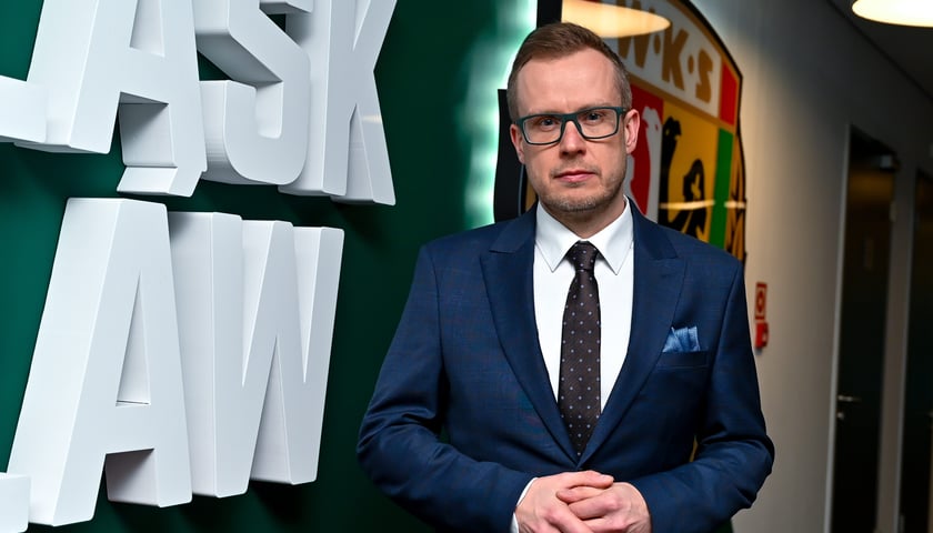 Michał Mazur, nowy prezes Śląska Wrocław