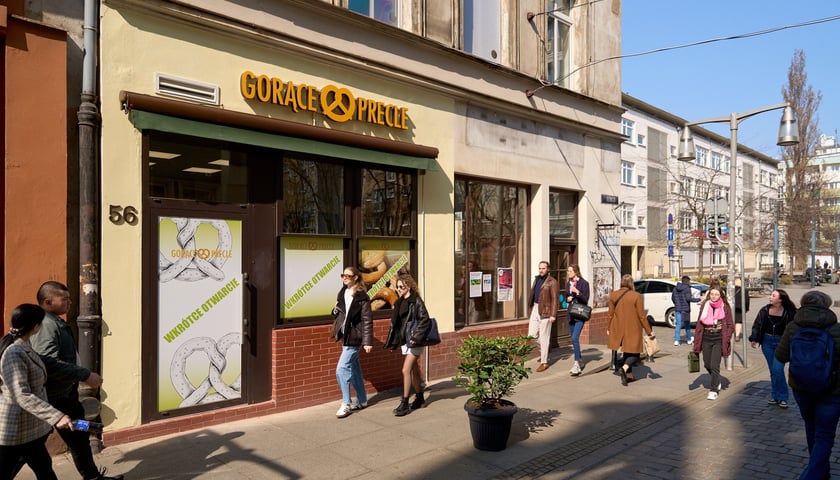 Lokal Gorących Precli, ul. Kuźnicza 56, przed otwarciem