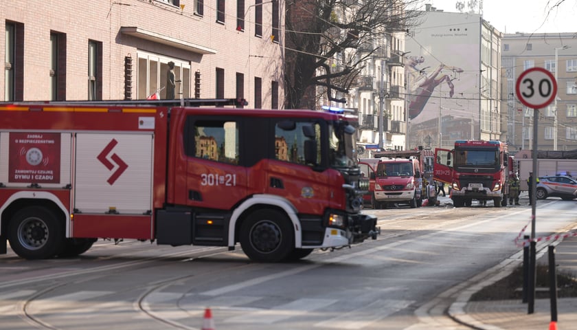 Straż pożarna przy ul. Sądowej