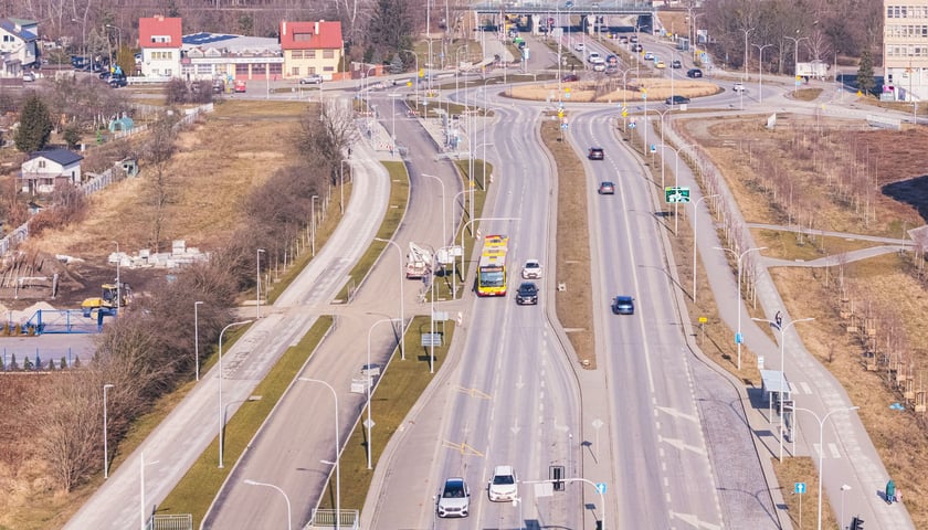 Zdjęcie ilustracyjne - widok z lotu ptaka na ulicę Buforową