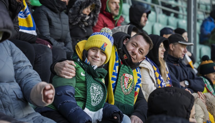 Zdjęcia kibiców z meczu Śląsk Wrocław - Motor Lublin, 5.04.2025 r.