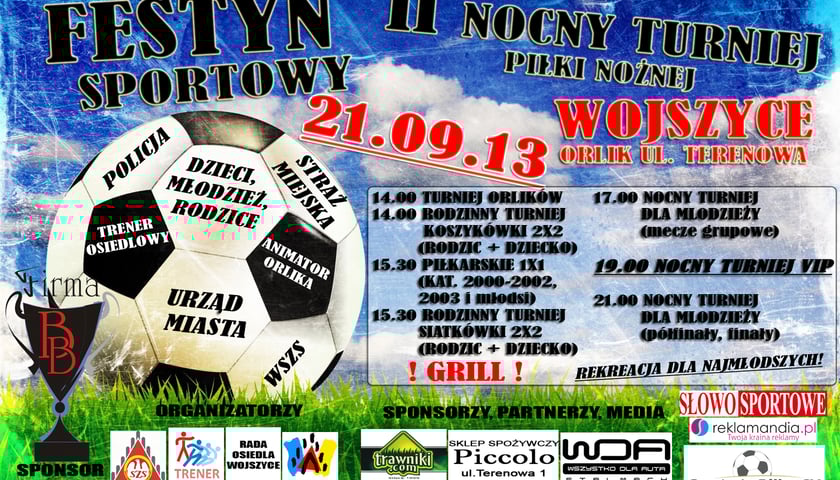 21.09. Sportowe Wojszyce zapraszają