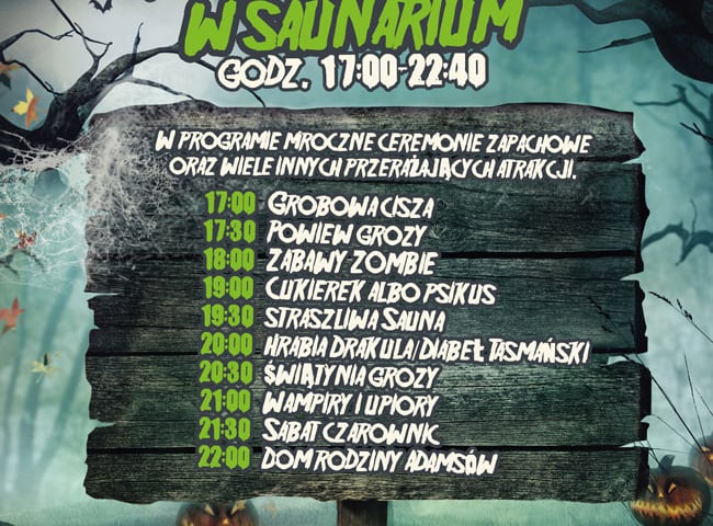 30.10. – Halloween w Saunarium