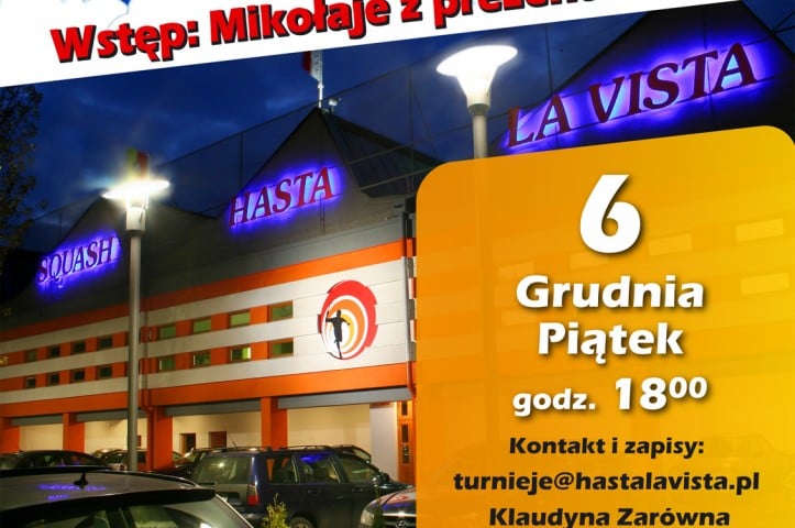 6.12. - Mikołajkowy turniej squasha