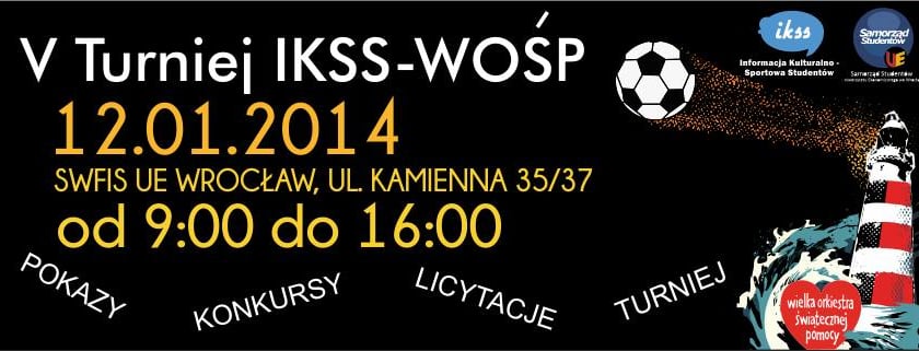 12.1. – turniej piłki nożnej w ramach WOŚP