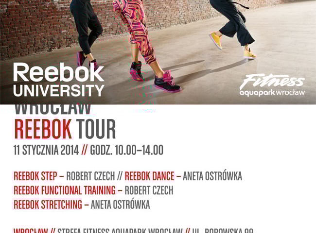 11-12.1. - Reebok University w Aquaparku