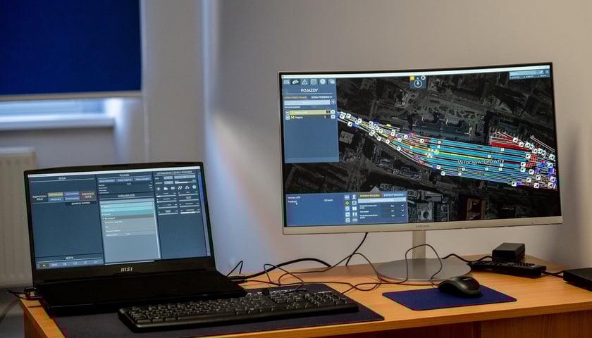 Symulator lokomotywy elektrycznej w ZSL we Wrocławiu