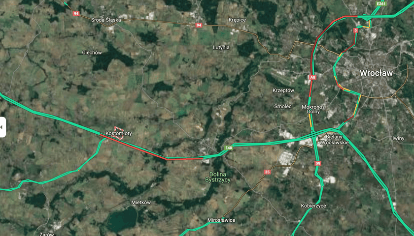 <p>Tu doszło do kolizji 3 samochod&oacute;w na autostradzie A4</p>