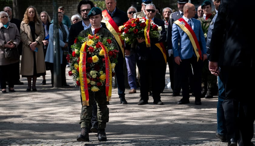 Uroczystości upamiętniające Ofiary Zbrodni Katyńskiej. Wrocław, 14 kwietnia 2025.
