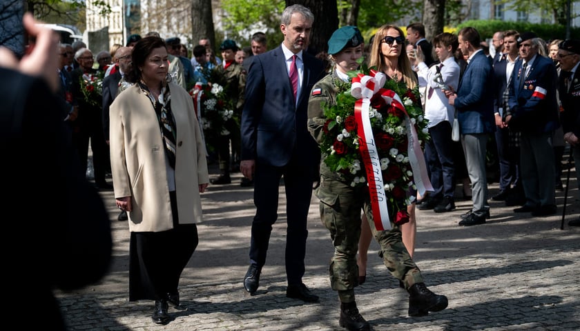 Uroczystości upamiętniające Ofiary Zbrodni Katyńskiej. Wrocław, 14 kwietnia 2025.