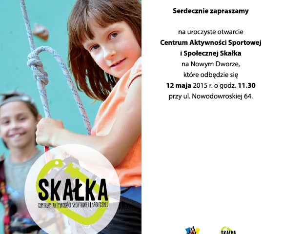 Skałka - ścianka wspinaczkowa w kościele na Nowym Dworze