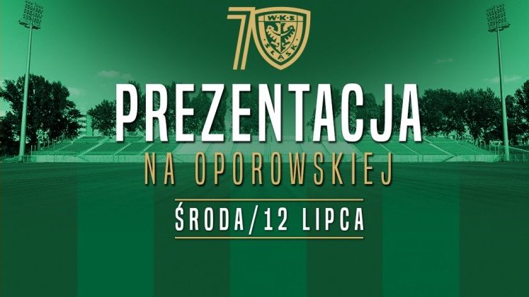 W środę prezentacja pierwszej drużyny Śląska Wrocław