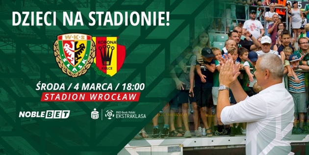 Akcja Śląska „Dzieci na stadionie” na meczu z Koroną