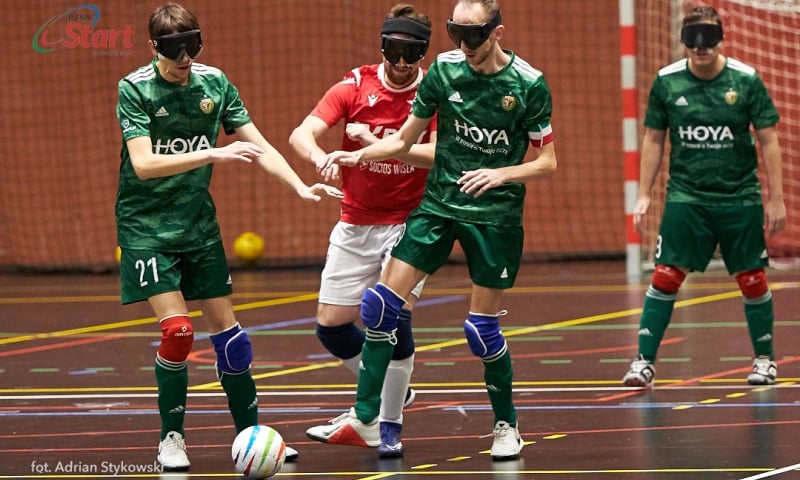 Turniej finałowy Pucharu Polski w blind footballu we Wrocławiu