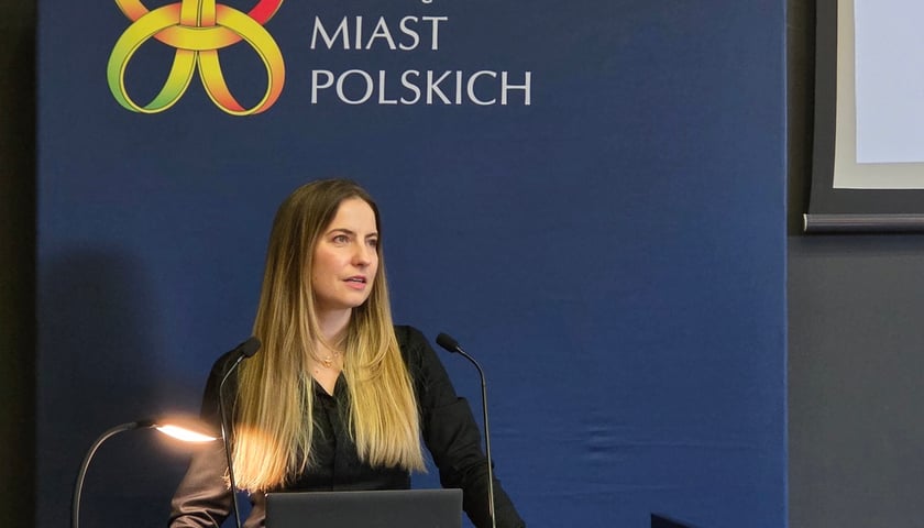 Inauguracyjne posiedzenia Komisji Gospodarowania Nieruchomościami ZMP. Wrocław, 28.05.2025. Na zdjęciu Monika Drobyszewska