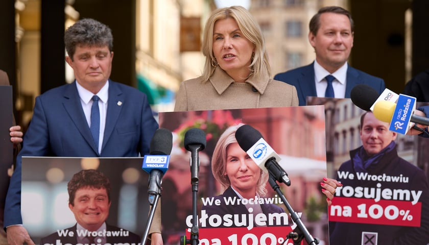 Kampania profrekwencyjna „Głosujemy na 100%” - konferencja prasowa, 07.05.2025