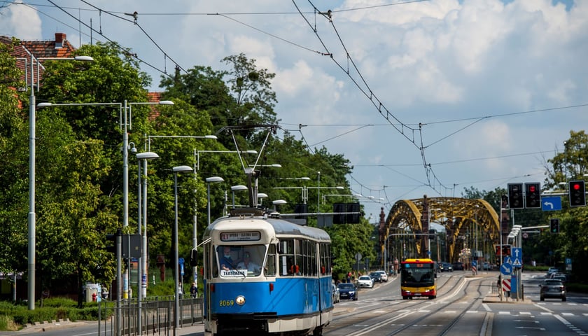 <p class="MsoNormal"><span style="mso-ansi-language: PL;">Tramwaj Konstal 102Na z 1972 r.</span></p>
