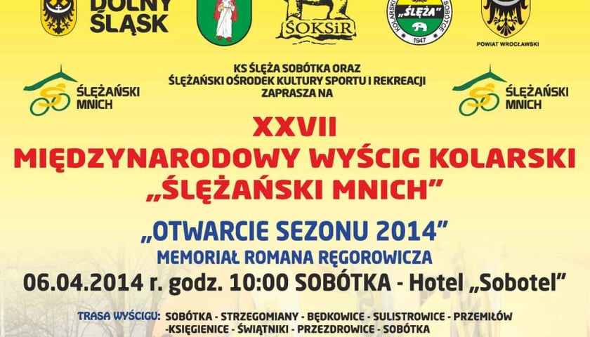 Wkrótce wyścig kolarski „Ślężański Mnich”