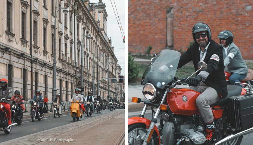 Kobiety i mężczyźni na motorach.  W niedzielę 18 maja niemal 300 motocyklistek i motocyklistów pojedzie w Distinguished Gentleman's Ride we Wrocławiu.