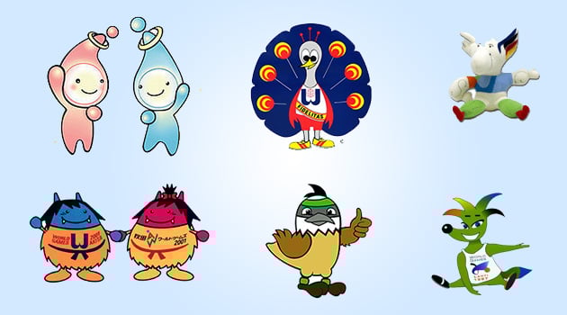 Nietypowe maskotki The World Games