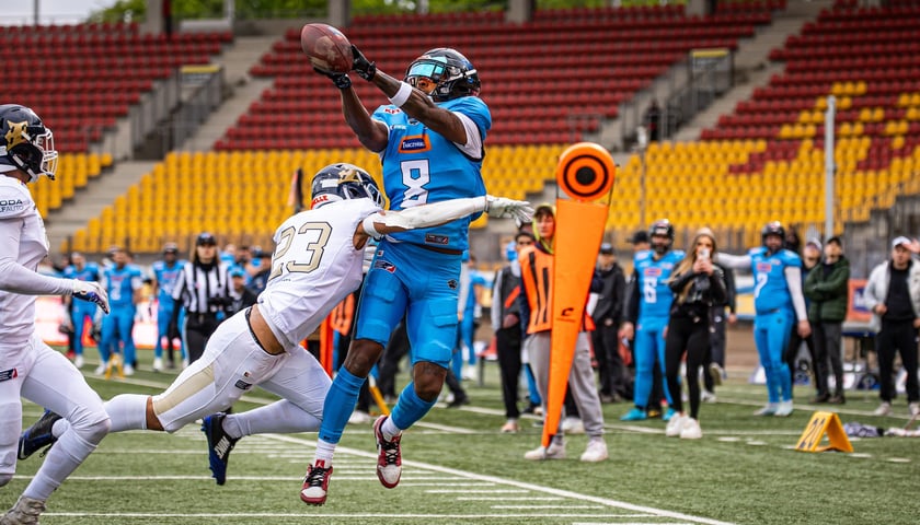 Panthers Wrocław pokonali Fehervar Enthroners 55:12 podczas pierwszego spotkania European League of Football 2025
