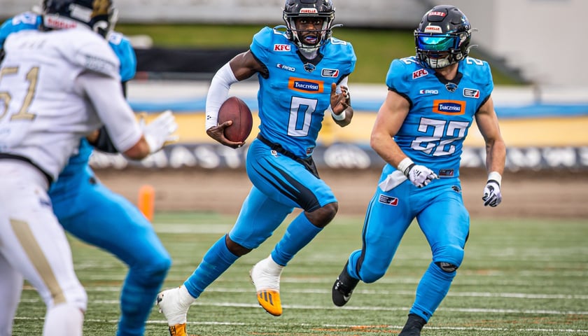 Panthers Wrocław pokonali Fehervar Enthroners 55:12 podczas pierwszego spotkania European League of Football 2025