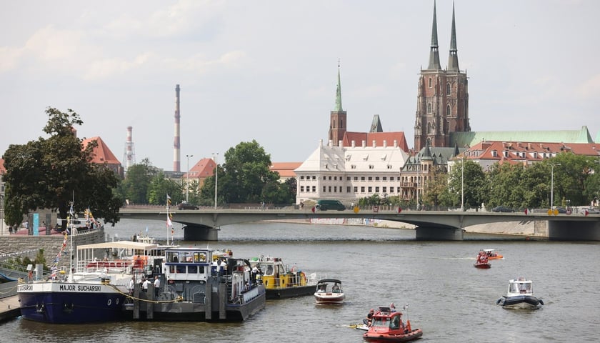 Widok na Odrę i Ostrów Tumski