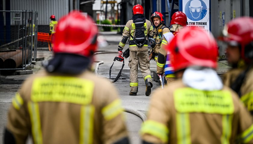 Ćwiczenia służb w elektrociepłowni - Wrocław