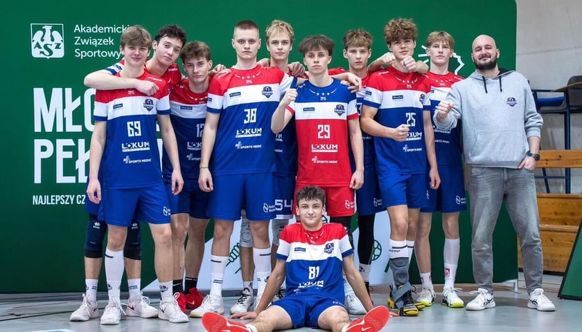Drużyna SMS Wrocław - zwycięzcy turnieju Z SKS do AZS, 2025 rok.