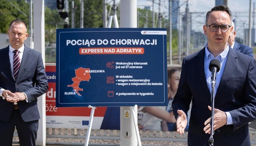 Bezpośredni pociąg do Chorwacji. O szczegółach nowego połączenia 21 maja br. poinformowali przedstawiciele  Ministerstwa Infrastruktury.