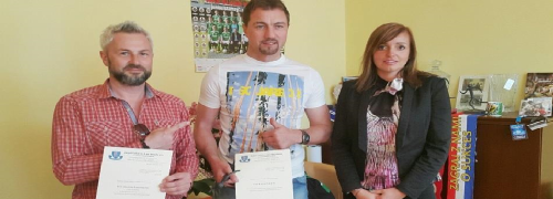 Jerzy Dudek w Zespole Szkół nr 4