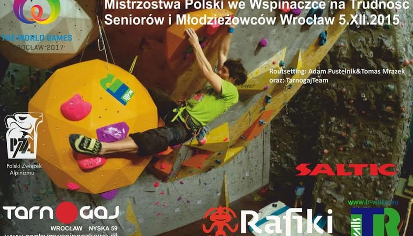 Wrocław - mistrzostwa Polski w wspinaczce sportowej