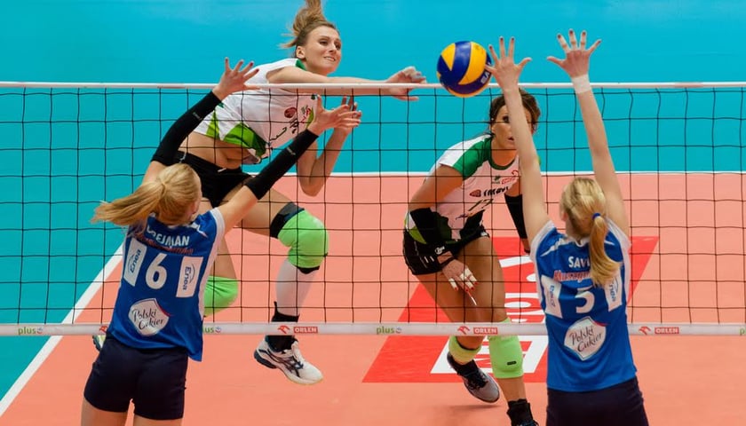 Impel Wrocław zwyciężył z Muszynianką w trzech setach