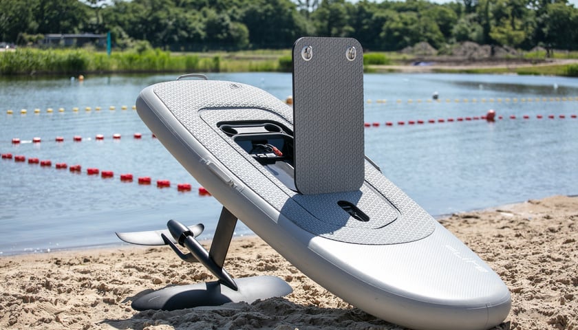 <p>Kopalnia wprowadza do oferty deski e-foil flyboard. Testowaliśmy nowy sprzęt</p>
