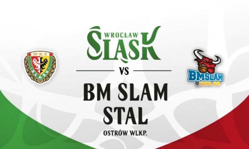 Śląsk Wrocław kontra BM Slam Stal