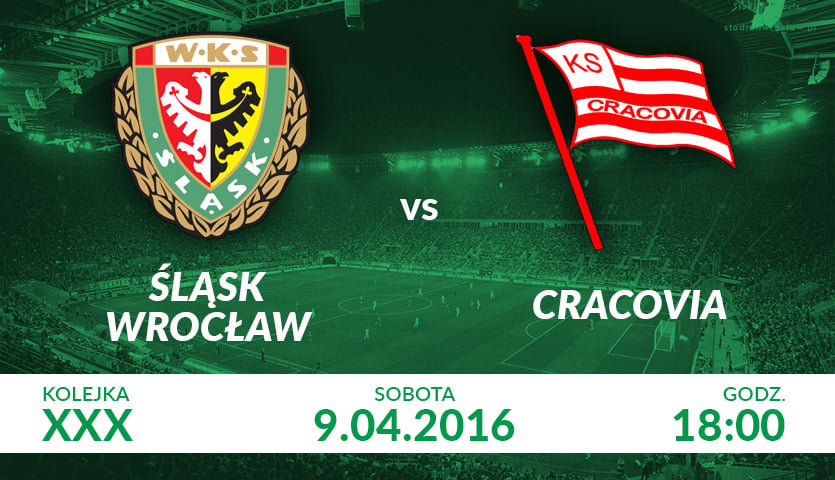 Śląsk zagra z Cracovią