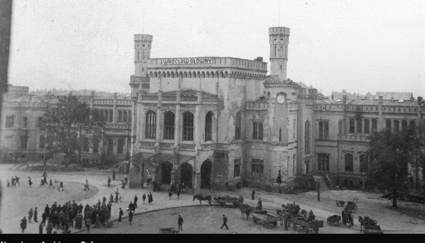 Dworzec Główny w latach 1945-1947