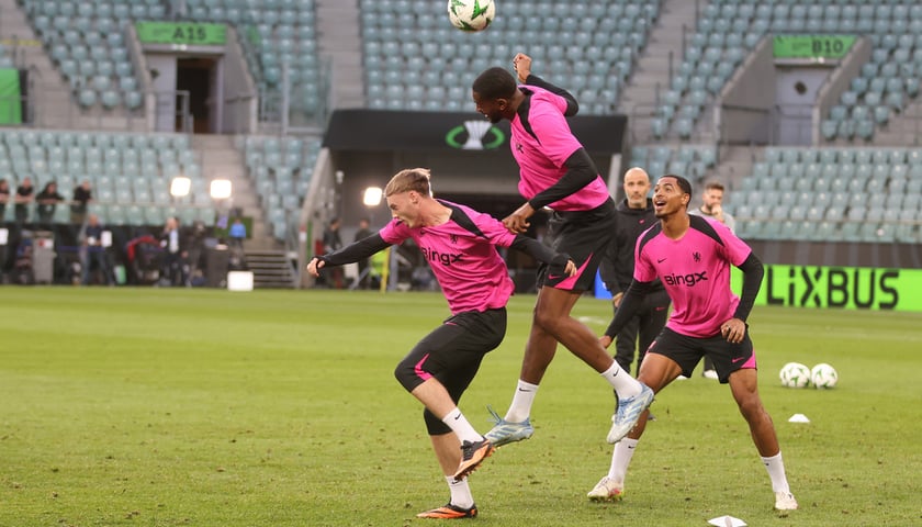 Trening Chelsea na stadionie we Wrocławiu. 27.05.2025