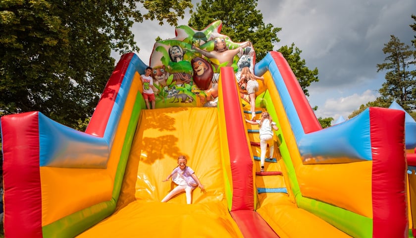 Piknik z okazji Dnia Rodzicielstwa Zastępczego, który odbył się w sobotę 31 maja w parku Grabiszyńskim we Wrocławiu