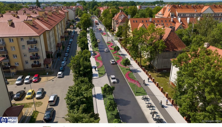 <p>ul. Koszarowa - wizualizacja</p>