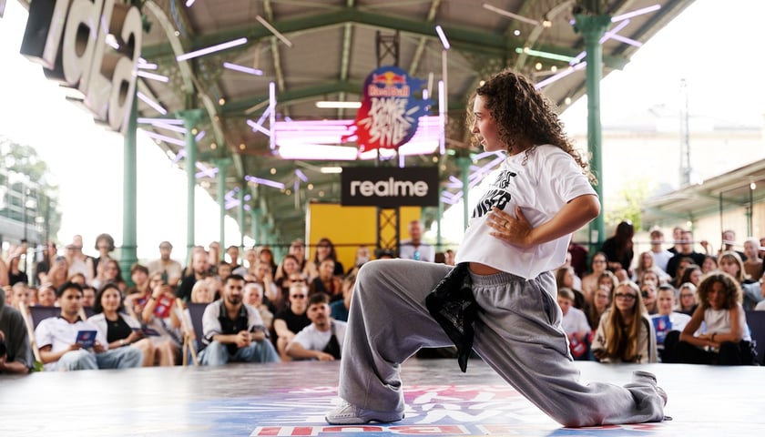 Oliwia podczas Red Bull Dance Your Style na Przystanek Wrocław w Hali Świebodzki