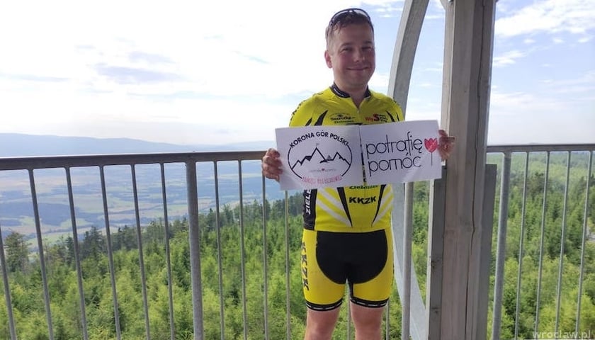 Wrocławianin zdobywa szczyty, by uczcić pamięć zmarłej żony