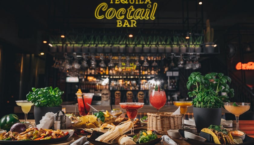 Na zdjęciu dania kuchni meksykańskiej z wrocławskiej restauracji The Mexican.