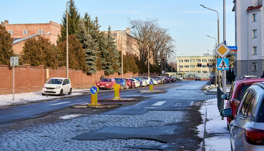 Ulica Poznańska. Zdjęcie z 5 stycznia