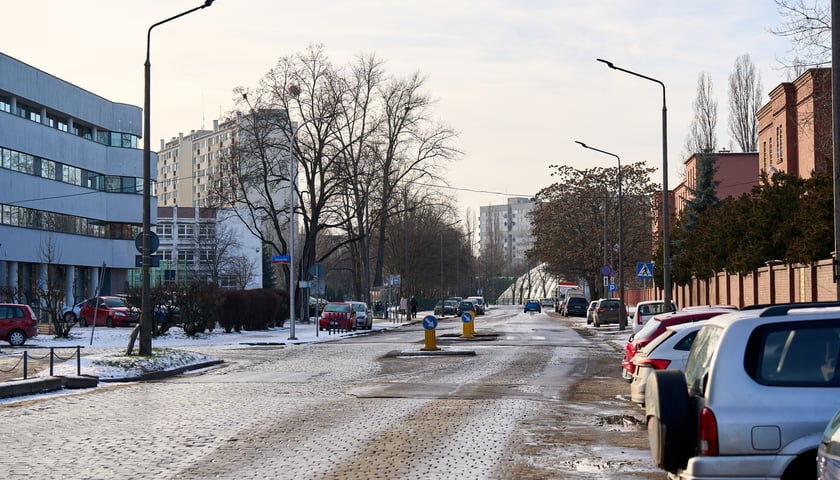 Ulica Poznańska. Zdjęcie z 5 stycznia