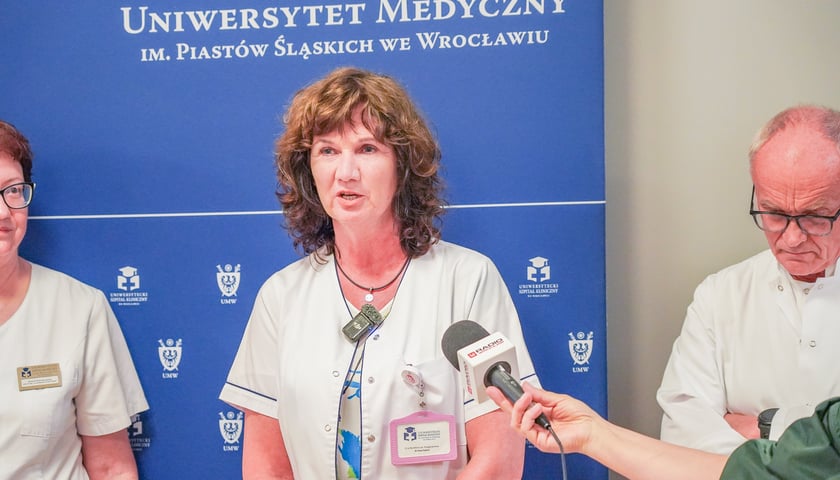 dr Ewa Fabich, zastępca dyrektora ds. pielęgniarstwa USK we Wrocławiu