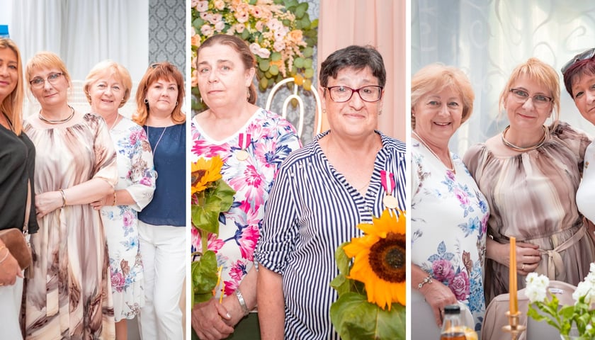 Dziewięć kobiet, uczestniczki spotkania z okazji 40-lecia Astry, 22 czerwca 2025 r. 