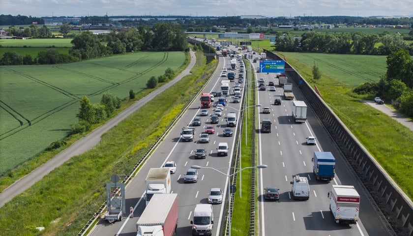 Remont na AOW - zdjęcie z drona - czerwiec 2025