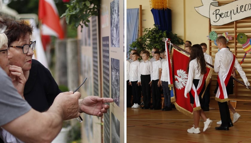 Dorośli i dzieci. Wojewódzkie zakończenie roku szkolnego i niezwykła wystawa w pierwszej szkole na Dolnym Śląsku