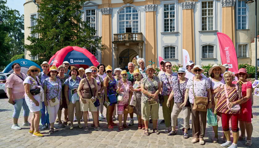 Wrocławianie zwiedzali Zamek Książ z kartą Nasz Wrocław